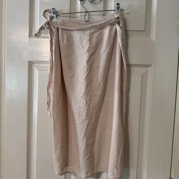Marine Layer Linen Wrap Skirt - Size Small - Picture 4 of 4